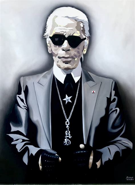 karl lagerfeld paintings